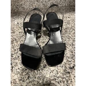 Stuart Weizmen Black strapy heels